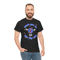 'Catch You On The Flip Side' Men's Vinyl T-Shirt, side angle