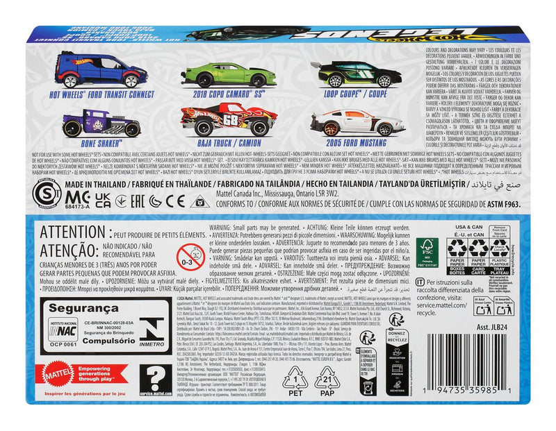 Hot Wheels Set of 6 HW Legends Vehicles - Image