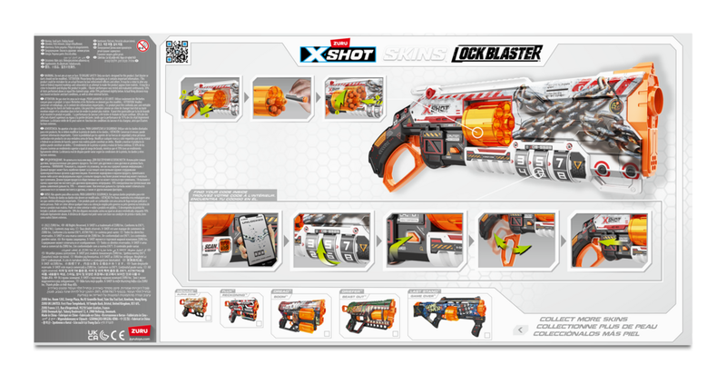 XSHOT Skins Series 1 Lock Gun 16 Darts - Image