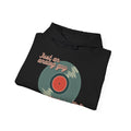 'Just an Analog Guy in a Digital World' Hooded Sweatshirt, packaging shot