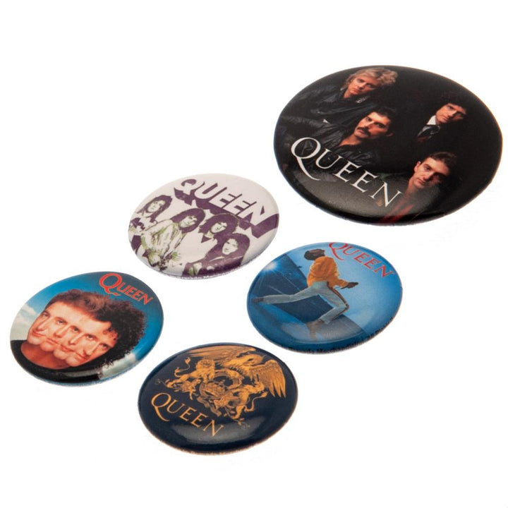 Queen Button Badge Set