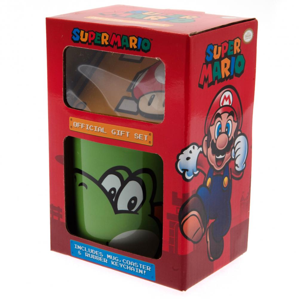 Super Mario Mug & Coaster Set Yoshi