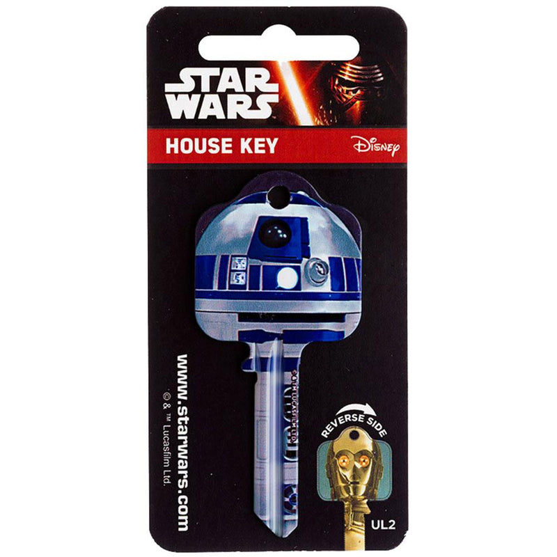 Star Wars Door Key R2D2, side angle