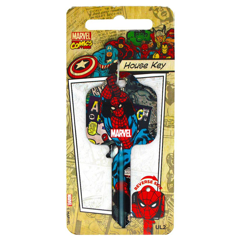 Marvel Comics Door Key Spider-Man, side angle