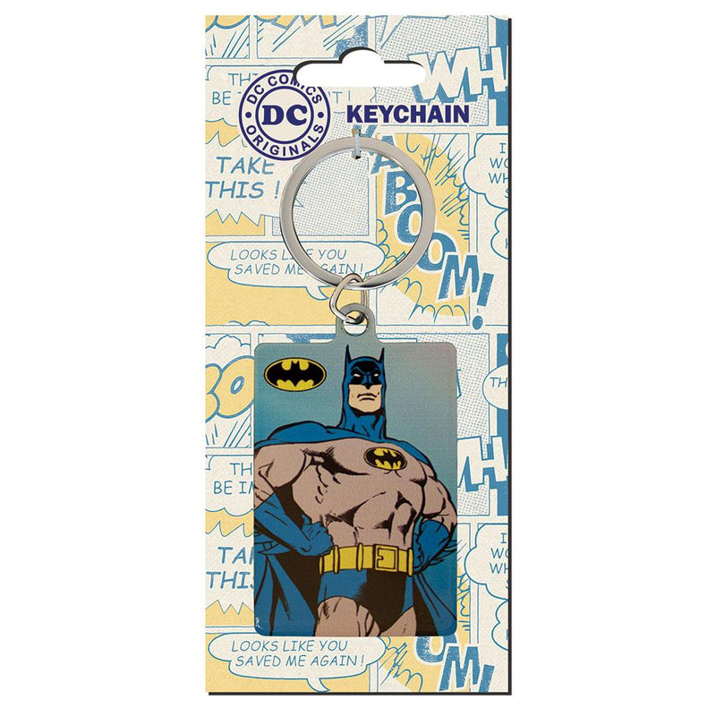 DC Comics Metal Keyring Batman, side angle