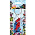 Marvel Comics Metal Keyring Spider-Man, side angle