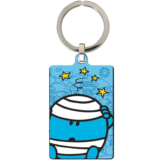 Mr Bump Metal Keyring, alternate view