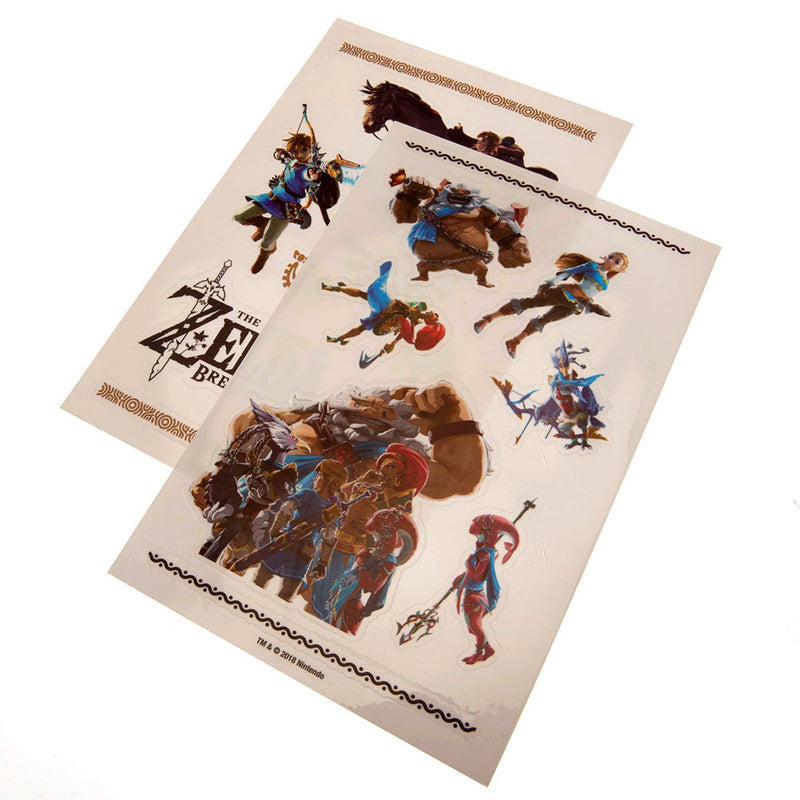The Legend Of Zelda Tech Stickers, side angle