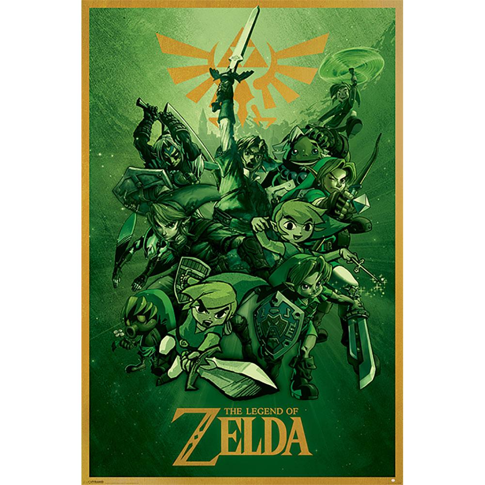 The Legend Of Zelda Poster Link