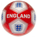 England FA Red & White Signature Football, alternate view