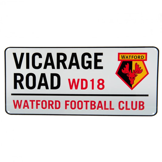 Watford FC White Street Sign collectible from Infinity Collectibles 2026