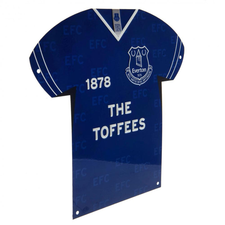 Everton FC Metal Shirt Sign