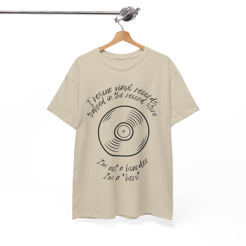 'I'm Not a Hoarder, I'm a Hero' Men's Vinyl T-Shirt, additional view