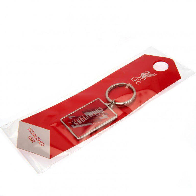 Liverpool FC Champions Of Europe Keyring, alternate view