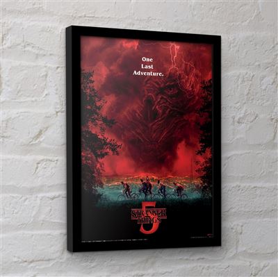 Stranger Things 5 (Vecna Sky) 30cm x 40cm Framed Print