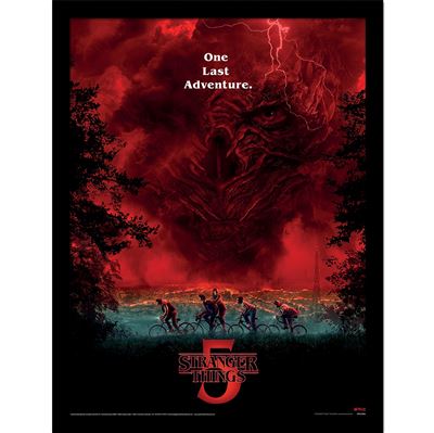 Stranger Things 5 (Vecna Sky) 30cm x 40cm Framed Print