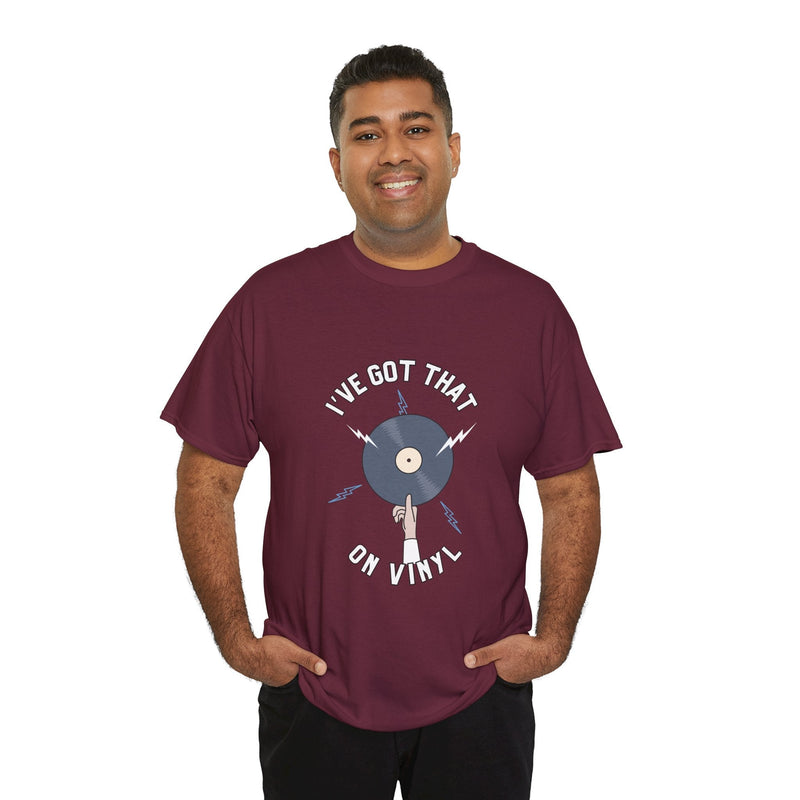 'I've Got That On Vinyl' T-Shirt, showing reverse