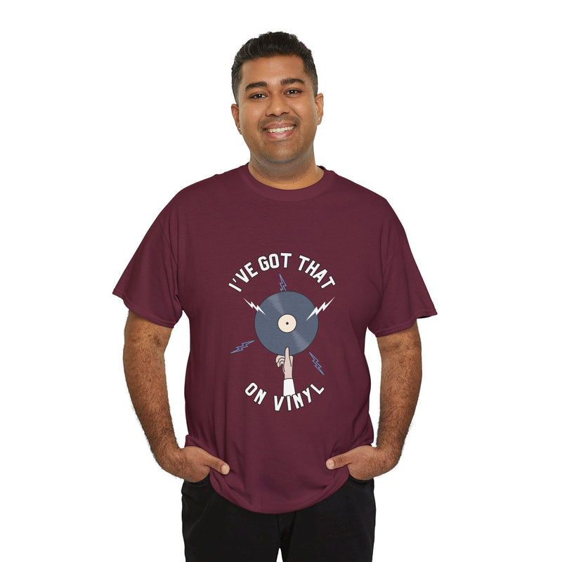 'I've Got That On Vinyl' T-Shirt, showing reverse