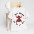 'I Sold My Soul for Rock 'n' Roll' T-Shirt, close-up detail