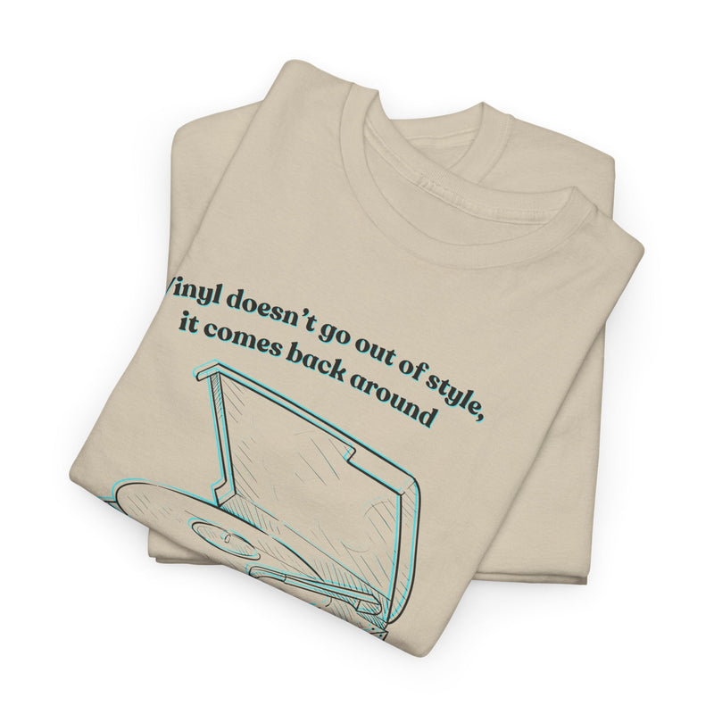 'Vinyl Doesn't Go Out Of Style' Men's T-Shirt, additional view