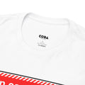 'In Case of Fire, Save My Vinyl' T-Shirt, close-up detail
