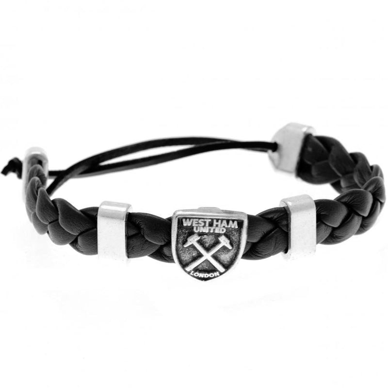 West Ham United FC PU Slider Bracelet, alternate view