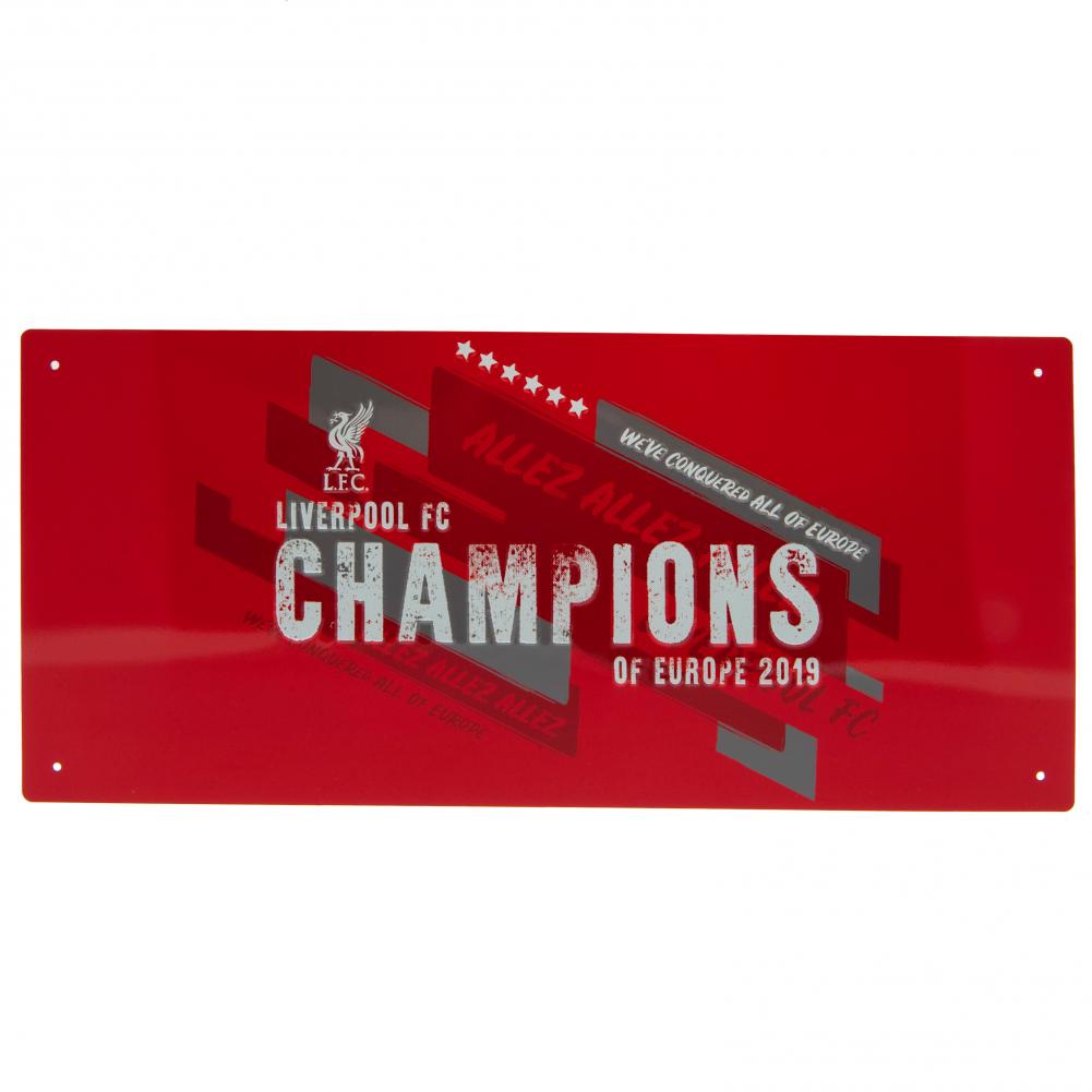 Liverpool FC Champions Of Europe Street Sign