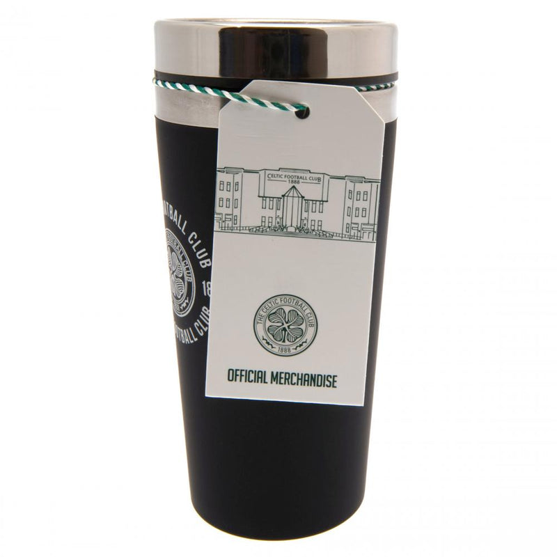 Celtic FC Executive Travel Mug, side angle