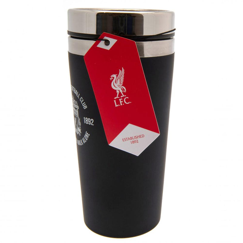 Liverpool FC Executive Travel Mug, side angle