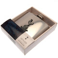 Tottenham Hotspur FC Hip Flask, side angle