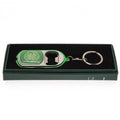 Celtic FC Keyring Torch Bottle Opener, side angle