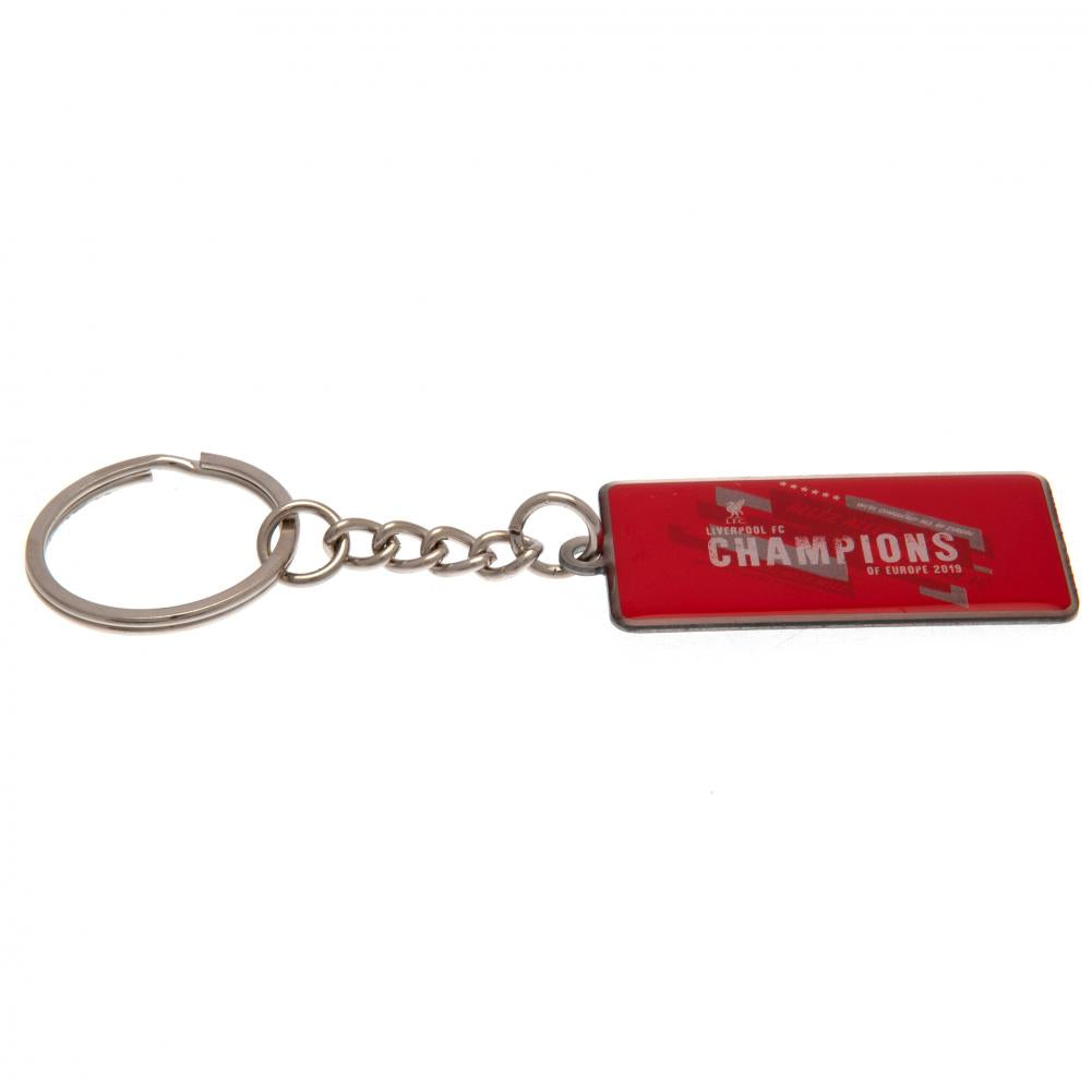 Liverpool FC Champions Of Europe 50mm x 25mm Keychain