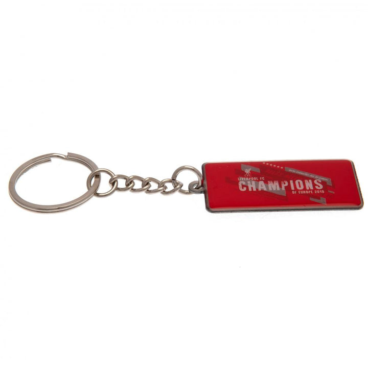 Liverpool FC Champions Of Europe 50mm x 25mm Keychain
