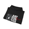 'Just for the Record' Men's Hoodie, side angle