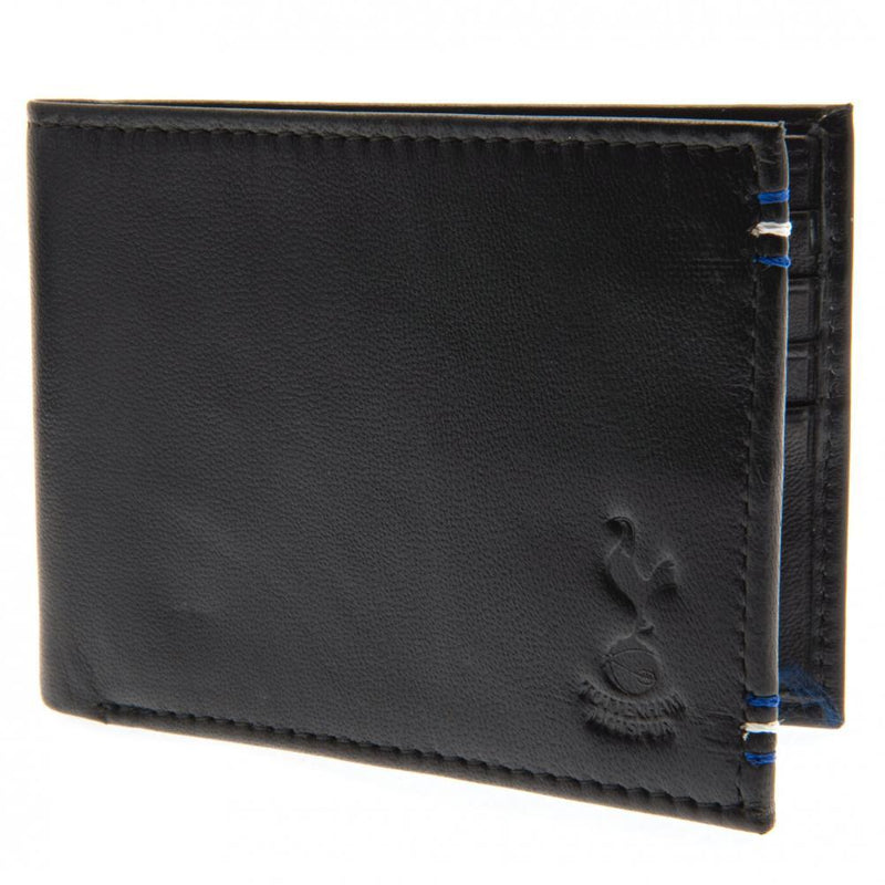 Tottenham Hotspur FC Leather Stitched Wallet, side angle