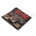 AC/DC Button Badge Set, side angle