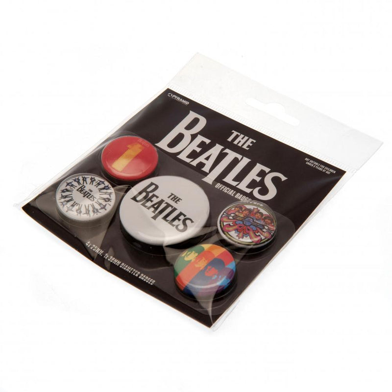 The Beatles Button Badge Set BK, side angle