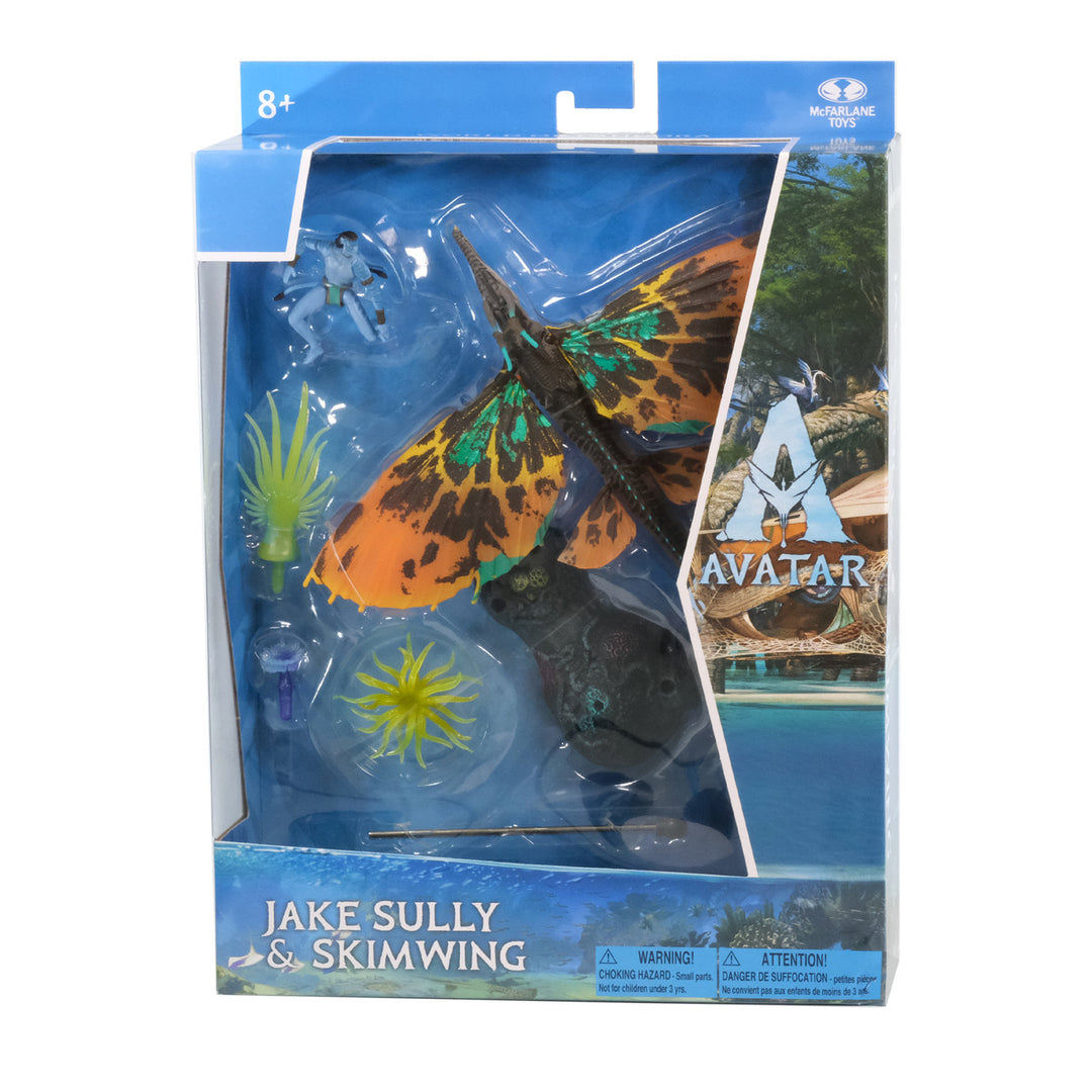 Mcfarlane Disney Avatar The Way Of Water Jake Sully & Skimwing Action Figure