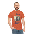'Crate Digger' Vinyl Records Men's T-Shirt, rear view