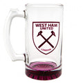 West Ham United FC Stein Glass Tankard collectible from Infinity Collectibles 2026