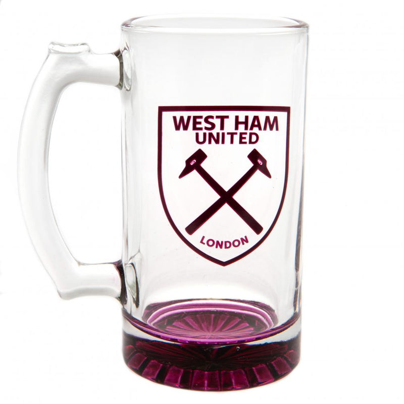 West Ham United FC Stein Glass Tankard collectible from Infinity Collectibles 2026