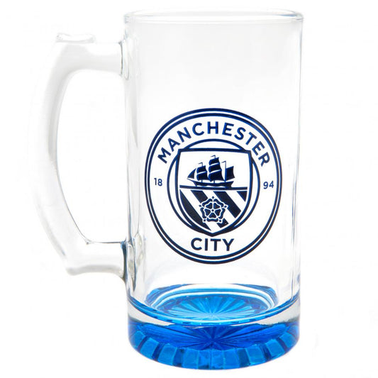 Manchester City FC Stein Glass Tankard collectible from Infinity Collectibles 2026