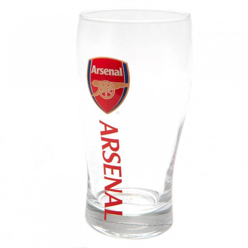 Arsenal FC Tulip Pint Glass, alternate view