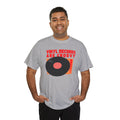 'Vinyl Records Are Groovy' Bold T-Shirt, side angle