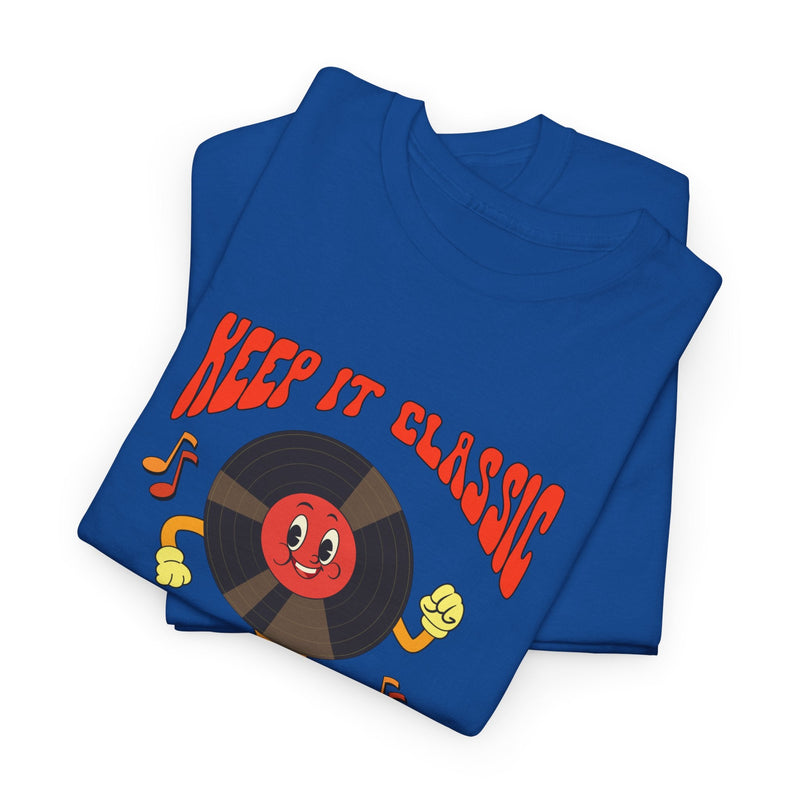 'Keep It Classic' Retro T-Shirt, rear view