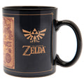 The Legend Of Zelda Heat Changing Mug Map, close-up detail