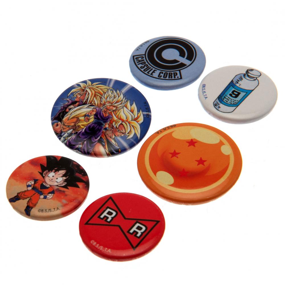 Dragon Ball Z Button Badge Set