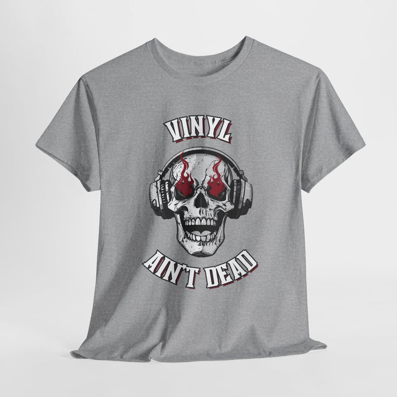 'Vinyl Ain't Dead' Skull Men's T-Shirt, additional view