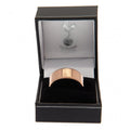Tottenham Hotspur FC Rose Gold Plated Ring Small, side angle