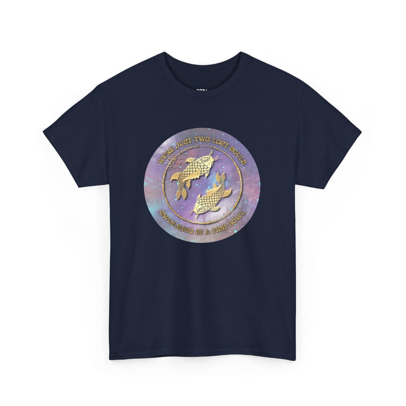 'Lost Souls' Celestial Fish Lyric T-Shirt collectible from Coda Records